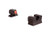 TRIJICON INC Trijicon 600619 HD Night Sights  Green/Tritium Orange Outline Front Sight-Green Tritium Black Outline Rear Sight Beretta 92A1/96A1