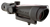 TRIJICON INC Trijicon 100136 ACOG  Black Hardcoat Anodized 3.5x35mm Illuminated Red Donut .223/5.56 BDC Reticle