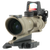 TRIJICON INC Trijicon 100555 ACOG ECOS Combo Flat Dark Earth 4x32mm Illuminated Amber Crosshair .223 BDC Reticle