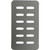 VERTX/FECHHEIMER Vertx VTX5125GYNA Tactigami MAP Organizational System Double Molle Velcro One-Wrap Gray