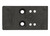WALTHER ARMS INC Walther Arms 5136197 Optic Plate  Black Steel Fits Walther PDP 2.0