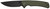 ALLEDGE INTERNATIONAL Civivi Knives C24012-2 Merit  3.28" Folding Drop Point Plain Black Stonewashed 14C28N Steel Blade, OD Green Textured G10 Handle