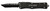 Xcaliber Knife Company  40 Cal  Large 3.80" OTF Tanto Part Serrated Black 440C SS Blade, 5.30" Steel Handle