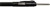 Xcaliber Knife Company  Pen Knife  1.70" OTF Dagger Stainless 440C SS Blade, 5.90" Black Aluminum Handle