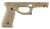 Recover Tactical BC2-02 Grip & Rail System  Tan Polymer Picatinny for Most Beretta 92 & M9 Models