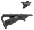 FAB Defense FXPTKMCB PTK-M Rubberized M-LOK Compatible Ergonomic Pointing Grip Combo Pack  Black