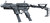 Recover Tactical PIXPBFST01 P-IX+Basic  PG9 Folding Stock Metal Front Guard Black