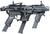 Recover Tactical PIXPMGFST01 P-IX+MG  PG9 SR20 Metal Front Guard Folding Stock Black
