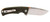 SOG KNIVES (GSM OUTDOORS) S.O.G SOG14060143 Tellus FLK  3.65" Folding Clip Point Plain Stonewashed Cryo 440C SS Blade/ Olive Drab Textured GRN Handle