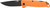SOG KNIVES (GSM OUTDOORS) S.O.G SOG13110243 Adventure LB 3.50" Folding Plain Orange Black TiNi 5Cr15MoV Blade, Blaze Orange Textured GRN Handle