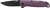 SOG KNIVES (GSM OUTDOORS) S.O.G SOG13110443 Adventure LB 3.50" Folding Drop Point Plain Black TiNi 5Cr15MoV Blade, Dark Purple Textured GRN Handle