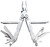 SOG KNIVES (GSM OUTDOORS) S.O.G SOG-S62N-CP PowerLock V-Cutter Polished 420 Stainless Steel 7" Long Includes Sheath