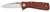 SOG KNIVES (GSM OUTDOORS) S.O.G SOGTWI17CP Twitch II 2.65" Folding Drop Point Plain Satin AUS-8A SS Blade Brown Rosewood Handle Includes Pocket Clip