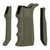 HOGUE COMBAT GRIPS INC Hogue 13041 Modular Overmolded  OD Green Rubber Pistol Grip with Finger Grooves Fits AR-15/M16