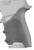 HOGUE COMBAT GRIPS INC Hogue 17612 Grip Sleeve Handall Beavertail Slate Gray Rubber Fits Sig Sauer P320 Compact