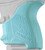 HOGUE COMBAT GRIPS INC Hogue 18124 HandAll Beavertail Grip Sleeve made of Rubber with Textured Aqua Blue Finish for Ruger LCP II