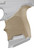 HOGUE COMBAT GRIPS INC Hogue 18703 Grip Sleeve Handall Beavertail Flat Dark Earth Rubber