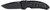 HOGUE COMBAT GRIPS INC Hogue 24116 A01  2.75" Folding Drop Point Plain Black Cerakote 154CM SS Blade/Matte Black Aluminum Handle