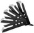 HOGUE COMBAT GRIPS INC Hogue 35880 Expel Blade Guard Black Nylon Includes 5 #60 High Carbon Steel Blade, 5 Guards & 1 Key Ring