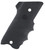 HOGUE COMBAT GRIPS INC Hogue 82060 Rubber Grip  Black with Finger Grooves & Right Hand Finger Rest for Ruger Mark II, III