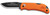 OUTDOOR EDGE (REVO BRAND) Outdoor Edge RMB222C RazorMini  2.20" Folding Plain 420J2 SS Blade Blaze Orange ABS Polymer Handle