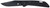 COBRA TEC KNIVES LLC CobraTec Knives CTNAJBLK Naja  3.50" Folding Plain Black Powder Coated D2 Steel Blade, 4.75" Black G10 Scales Handle