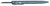 COBRA TEC KNIVES LLC CobraTec Knives CNCOTFPGRYGEN2 Tactical Pen Gen II Gray Aluminum D2 Steel Blade, Includes Pocket Clip