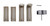 GLOCK INC Glock 30950  Backstrap/Beavertail Set OD Green Polymer