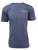 GLOCK INC Glock AA75158 Pistol Flag  Heather Navy Cotton/Polyester Short Sleeve XL Semi-Fitted
