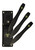 RYNOBLADE KNIVES RUKO TK06A3B-CS    420A 9" DOUBLE EDGE THROWING
