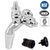 Nukatap Stainless Steel Faucet - Faucet and Black Tap Handle