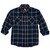HORIZON DESIGN Hornady Gear 32203 Flannel Shirt  Large Navy/Black/Gray,  Cotton/Polyester, Relaxed Fit Button Up