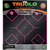 TRUGLO INC (GSM) TruGlo TG14P6 Tru-See 5- Diamond Target Self-Adhesive Heavy Paper Black/Pink 12"x12" 6 Pack