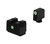RIVAL ARMS (GSM) Rival Arms RA4B231G In-Line MOS Night Sights for G17/G19  Green Tritium White Outline Front Sight-Green Tritium White Outline Rear Sight