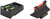 TRUGLO INC (GSM) TruGlo TG961R Slug Gun Series  Black | Red Fiber Optic Front Sight Green Fiber Optic Rear