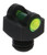 TRUGLO INC (GSM) TruGlo TGTG954AG StarBrite Deluxe Bead  Black | Green Fiber Optic Front Sight 6-48" Threads