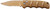 BOKER USA INC Boker 01KALS103  Kalashnikov 3.35" Spear Point Plain/Serrated Desert D2 Steel Blade Aluminum Handle