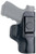 DeSantis Gunhide 031BA80Z0 Insider  IWB Black Leather Belt Clip Compatible w/Springfield XDM/Glock 17/22 Right Hand