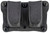DeSantis Gunhide A87KJKKZ0 Quantico Double Mag Pouch OWB Black Kydex, Belt Clip Fits Belts Up To 1.50" Wide, Compatible w/Sig P365, Ambidextrous