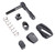 Strike Industries ARMMR Modular Magazine Release made of Steel with Polymer Button & Black Finish for AR-Platform
