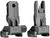 Strike Industries SPBUS Strike Polymer Backup Sights  Black Folding for AR-15