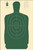ACTION TARGET INC Action Target B27SGREEN100 Qualification Standard Silhouette Paper Hanging 24" x 45" Green/White 100 Per Box