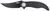 COLUMBIA RIVER KNIFE&TOOL CRKT 2640 Clever Girl  4.10" Folding Plain Black Powder Coated D2 Steel Blade/ Black G10 Handle Includes Pocket Clip
