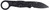 COLUMBIA RIVER KNIFE&TOOL CRKT 4050K Provoke EDC EDC 2.47" Folding Black Oxide Plain Satin D2 Steel Blade, Black Aluminum Handle