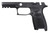 SIG SAUER INC Sig Sauer 8900029 P320 Grip Module Carry (Medium Grip Module) 9mm Luger/40 S&W/357 Sig, Black Polymer, Fits P320 (Manual Safety)