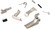 SIG SAUER INC Sig Sauer 8901305 Safety Parts Kit  9mm Luger/380 ACP Sig P365/P365X/XL Nickel