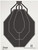 SIG SAUER INC Sig Sauer SCT354 T300 Replacement Target IPSC Hanging Black/White