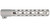 Q LLC ACCHGARQSERT15 Q-Sert AR Handguard 15" Clear Coat Anodized Aluminum