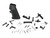 VKTR INDUSTRIES White Label Armory WLA-LOW-1013-01 Complete Lower Parts Kit For AR-15 Black