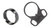 VKTR INDUSTRIES White Label Armory WLA-BUF-7008-01  End Plate Kit Ambidextrous Black Aluminum/Steel AR-15